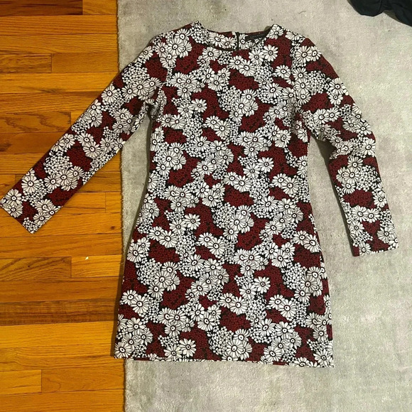 Zara Women floral long sleeves dress size S - Picture 2 of 2